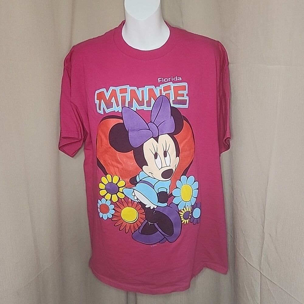 T-Shirt Sherry’s Best Florida Minnie Mouse  DISNEY Medium Pink Assm In Honduras